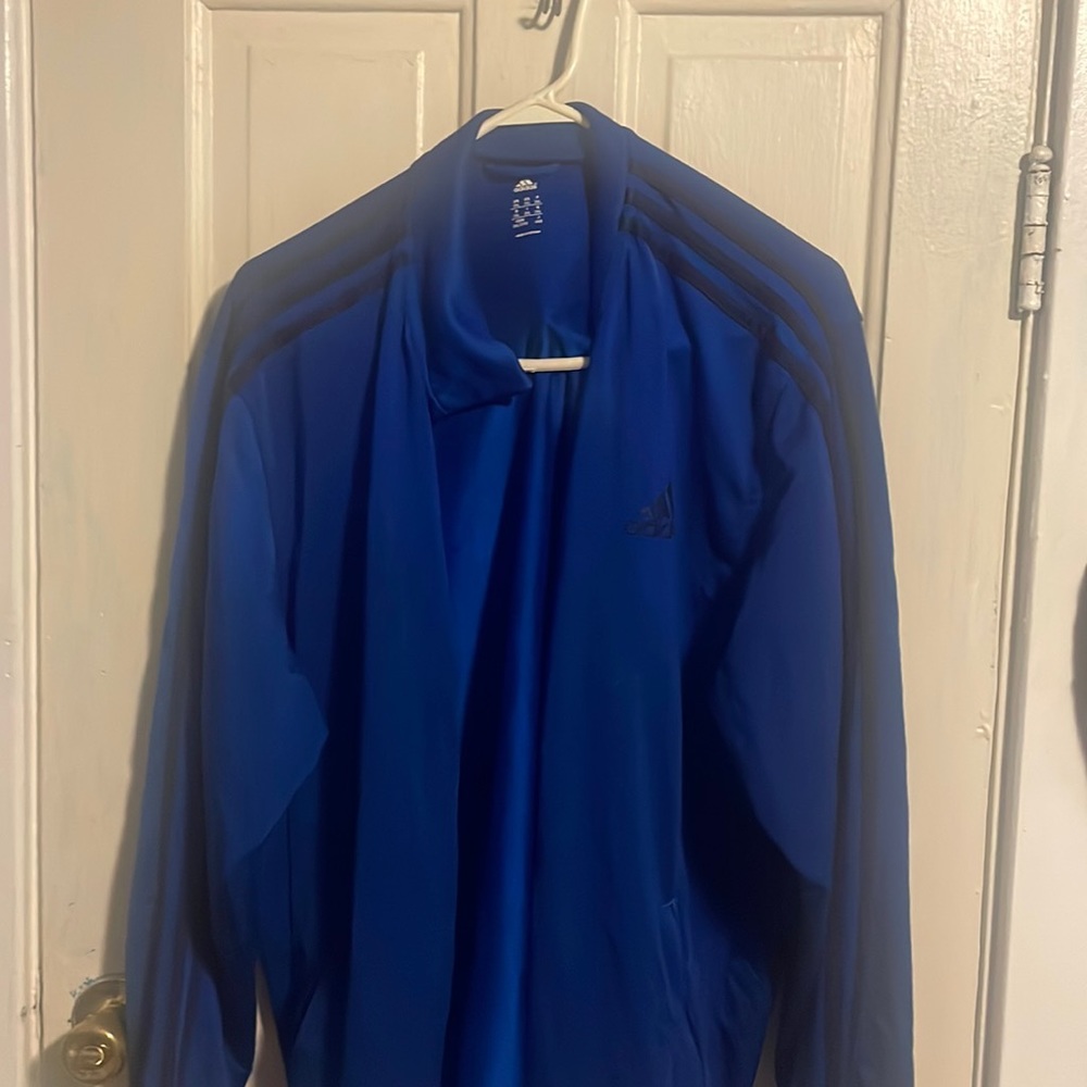 Blue adidas jacket